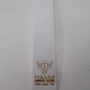 קנט PVC לבן מבריק , 100 מטר בגליל