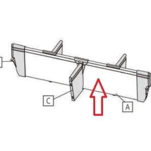 פרופיל חלוקה למגירת מטרונו