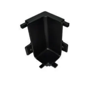 מחבר פינה פנימית לידית במה L שחור